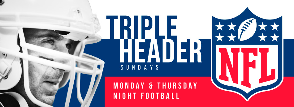 NFL3 graphic of nfl triple header sundays