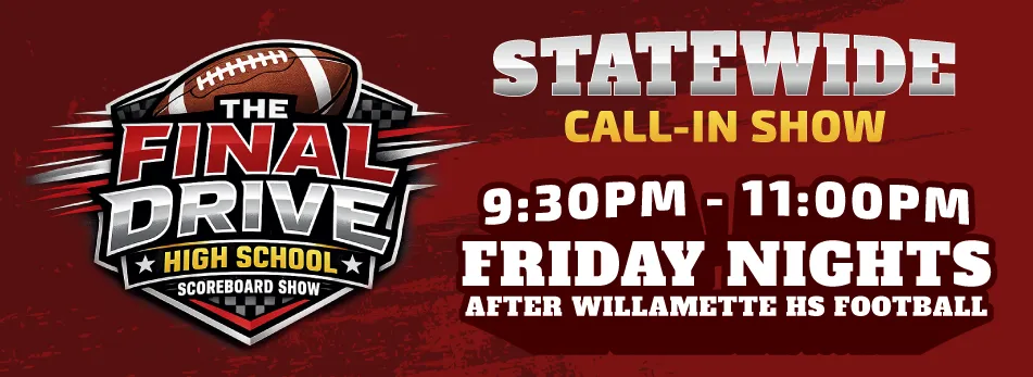 Final Drive2 banner ads for abby's pizza for the willamette coaches football show