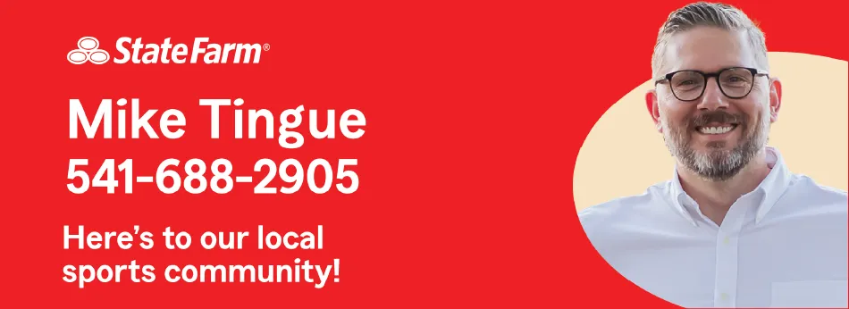 Mike Tingue graphic of an ad for a local insurance agent